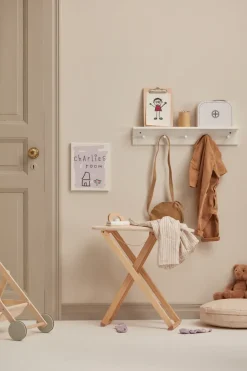 Kid's Concept Star plank met haken, Wit< Haken & Hangers