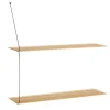 Woud Stedge plank 80 cm., wit gepigmenteerd eiken< Planken & Planksystemen