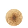 Broste Copenhagen Stella rozet adventster L Ø60 cm, Harvest gold-natural< Decoratieve Accessoires|Kerstdecoraties