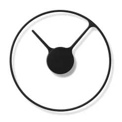 Stelton Time klok Ø 30 cm, zwart< Wandklokken