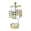 Pluto Design Stig L Berså draaiende waxinelichtjeshouder medium, Goud< Kerstdecoraties