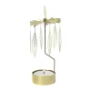 Pluto Design Stig L Salix draaiende waxinelichtjeshouder medium, Goud< Kerstdecoraties