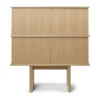 Ferm Living Stilt sideboard double 109x100 cm, Natural oak< Ladekasten & Dressoirs