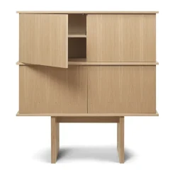 Ferm Living Stilt sideboard double 109x100 cm, Natural oak< Ladekasten & Dressoirs