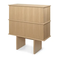 Ferm Living Stilt sideboard double 109x100 cm, Natural oak< Ladekasten & Dressoirs