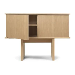Ferm Living Stilt sideboard single 72,5x100 cm, Natural oak< Ladekasten & Dressoirs