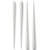 STOFF antieke kaarsen by ester & erik large 4-pack, White< Kaarsen