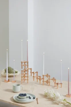 STOFF antieke kaarsen by ester & erik large 4-pack, White< Kaarsen