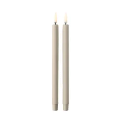 STOFF ledlicht by Uyuni Lighting 2-pack, Sand< Led-Kaarsen