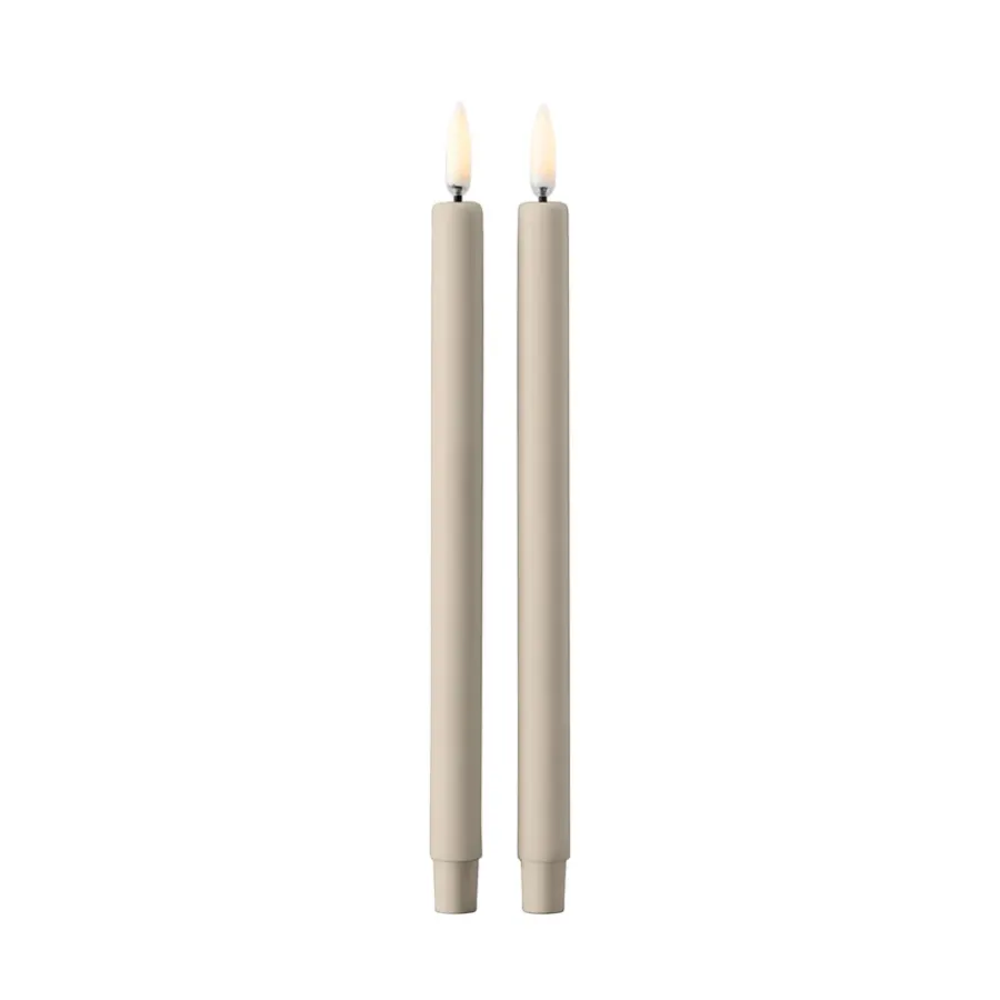 STOFF ledlicht by Uyuni Lighting 2-pack, Sand< Led-Kaarsen