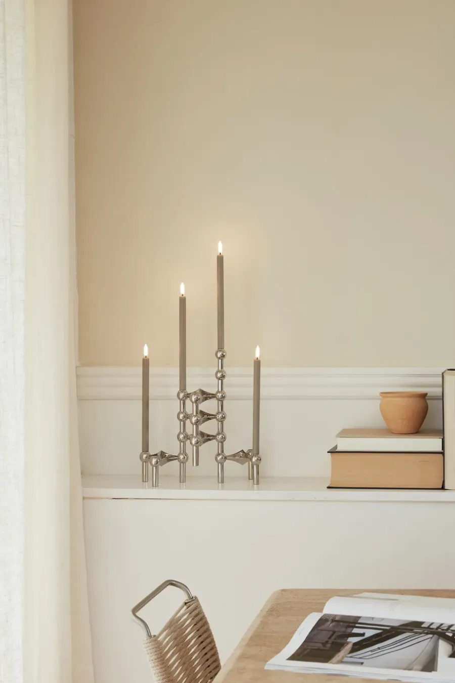 STOFF ledlicht by Uyuni Lighting 2-pack, Sand< Led-Kaarsen