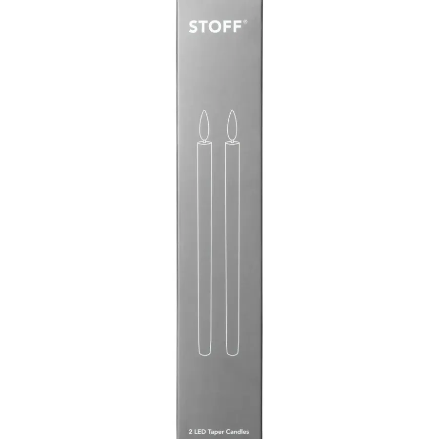 STOFF ledlicht by Uyuni Lighting 2-pack, Wit< Led-Kaarsen