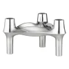 STOFF Nagel BMF kandelaar, Chroom< Kandelaars