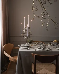 STOFF Nagel kandelaar, Chroom< Kaarsenaccessoires