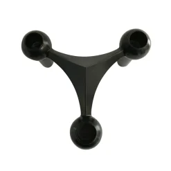 STOFF Nagel kandelaar 3-pack, zwart< Kandelaars