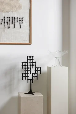 STOFF Nagel kandelaar, Zwart< Kaarsenaccessoires