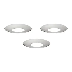 STOFF Nagel lichte manchet 3-pack, Chroom< Kaarsenaccessoires