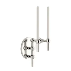 STOFF Nagel muurkandelaar, Chrome< Kandelaars