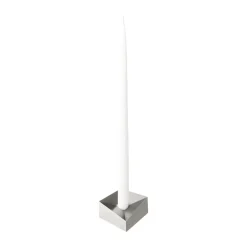 STOFF Nagel reflect kandelaar small 2,7 cm, Geborsteld chroom< Kandelaars