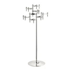 STOFF Nagel vloerstandaard 70 cm, Chrome< Kandelaars