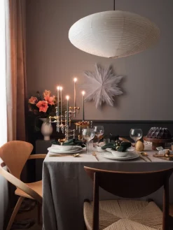 STOFF taps toelopende kaars by ester & erik 6-pack, Dusty green< Kaarsen