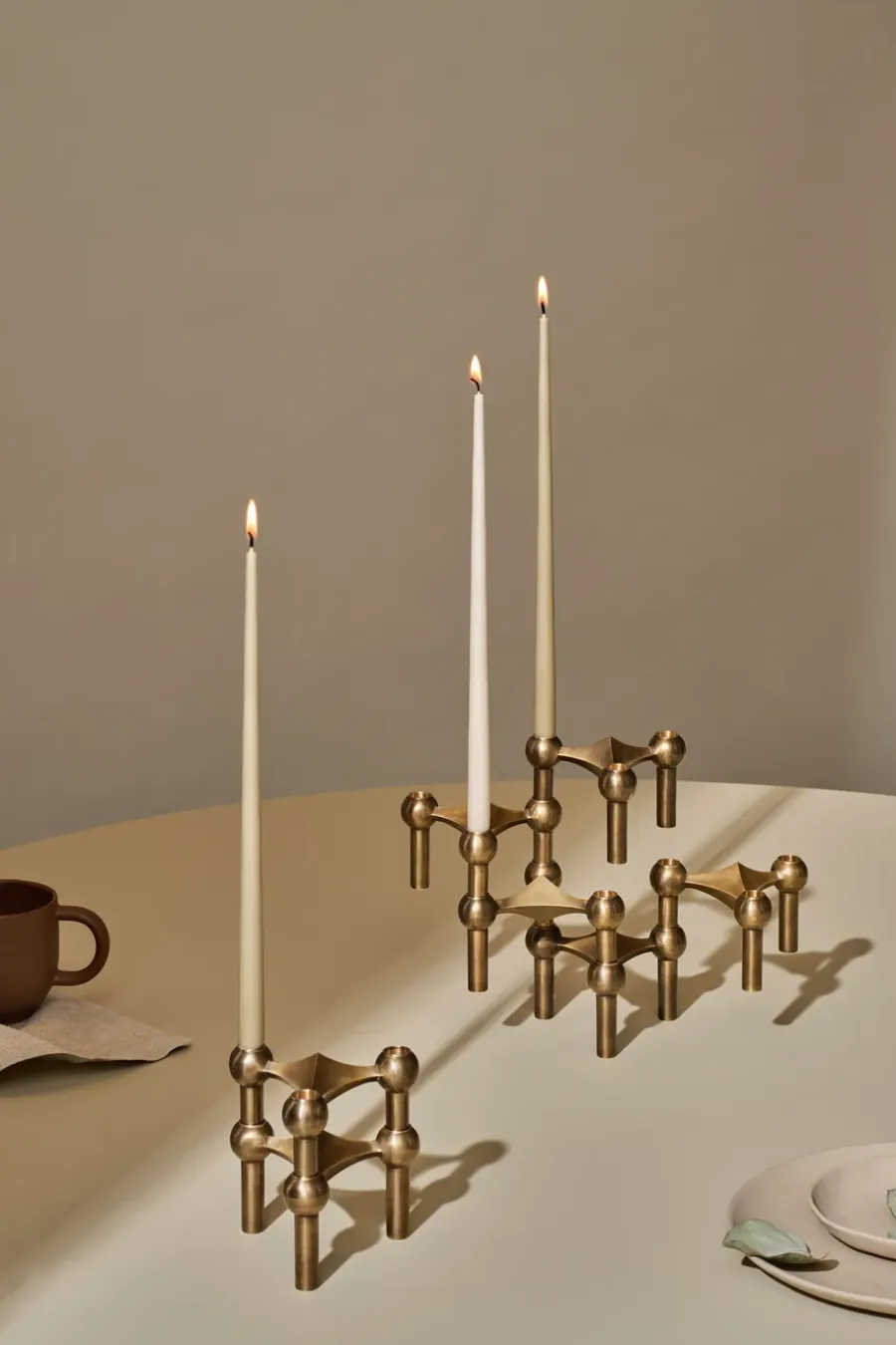 STOFF taps toelopende kaars by ester & erik 6-pack, Artisjok< Kaarsen