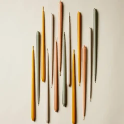 STOFF taps toelopende kaars by ester & erik 6-pack, Dusty rose< Kaarsen