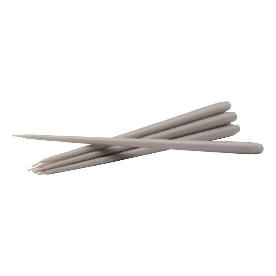 STOFF taps toelopende kaars by ester & erik 6-pack, Warm grey< Kaarsen