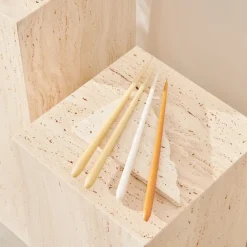 STOFF taps toelopende kaars by ester & erik 6-pack, Ginger< Kaarsen