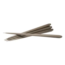 STOFF taps toelopende kaars by ester & erik 6-pack, Taupe< Kaarsen
