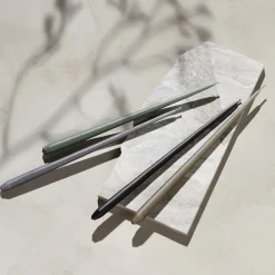 STOFF taps toelopende kaars by ester & erik 6-pack, Taupe< Kaarsen