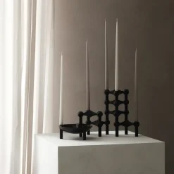STOFF taps toelopende kaars by ester & erik 6-pack, Off-white< Kaarsen