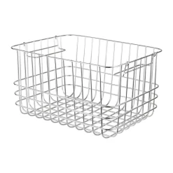 Mette Ditmer Store-it opbergmand medium, Chrome< Opbergmanden