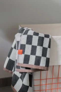 Mette Ditmer Store-it opbergmand met katoenen zak large, Oranje< Opbergmanden