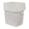 Mette Ditmer Store-it opbergmand met katoenen zak large, Lilac< Opbergmanden