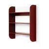 TÔNN furniture Strapats wandplank 62x73,6 cm, Burgundy< Planken & Planksystemen