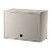 String bovenkast, Beige, 58x30 cm< Kasten & Vitrines
