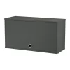 String bovenkast, Donkergrijs, 78x30 cm< Kasten & Vitrines