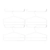 String hanger 4-pack, Wit< Kapstokken & Hangrekken|Haken & Hangers