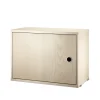 String kast met deur, essenfineer, 58x30 cm< Kasten & Vitrines
