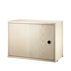String kast met deur, essenfineer, 58x30 cm< Kasten & Vitrines