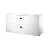 String ladekast, wit, 78x30 cm< Ladekasten & Ladeblokken
