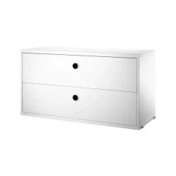 String ladekast, wit, 78x30 cm< Ladekasten & Ladeblokken
