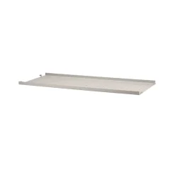 String metalen plank, beige, 78x30 cm, lage rand< Planken & Planksystemen
