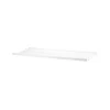 String metalen plank, wit, 58x20 cm, lage rand< Planken & Planksystemen
