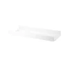 String metalen plank, wit, 78x30 cm, hoge rand< Planken & Planksystemen