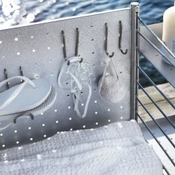 String Outdoor Vrijstaande haak, roestvrij staal, 4-pack< Haken & Hangers
