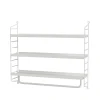 String Pocket boekenplank metaal, Wit< Planken & Planksystemen