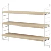String Pocket boekenplank essen-wit, essen-wit< Planken & Planksystemen
