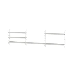 String Pocket boekenplank wit, wit< Opbergoplossingen Voor De Kinderkamer